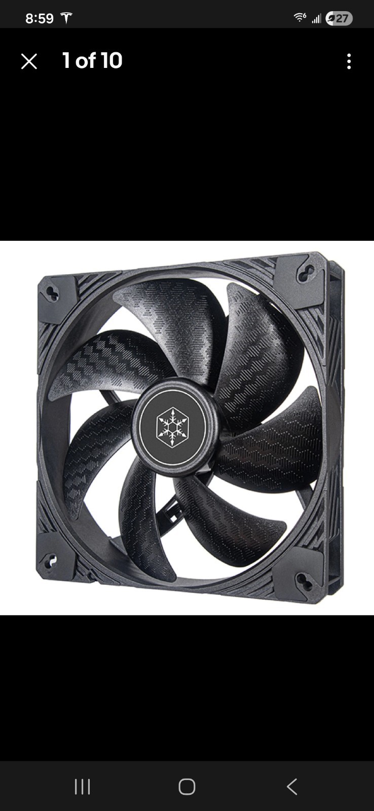 SilverStone SF140B Shark Force Performance Enhanced 140mm PWM Fan