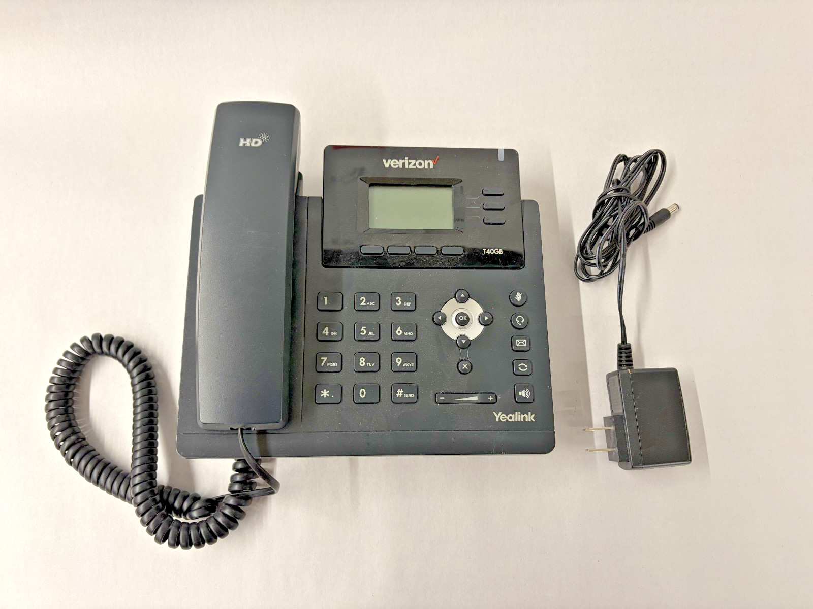 Yealink T40GB IP Phone w/3 Lines. 2.3in Graphical LCD, Verizon Edition