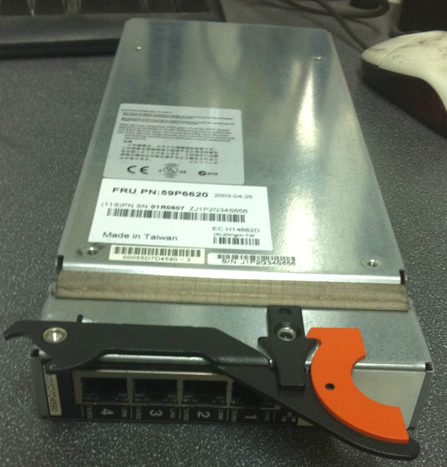 IBM 59P6620 01R0807 4-Port Gb FC Ethernet Switch Module For IBM Bladecenter 