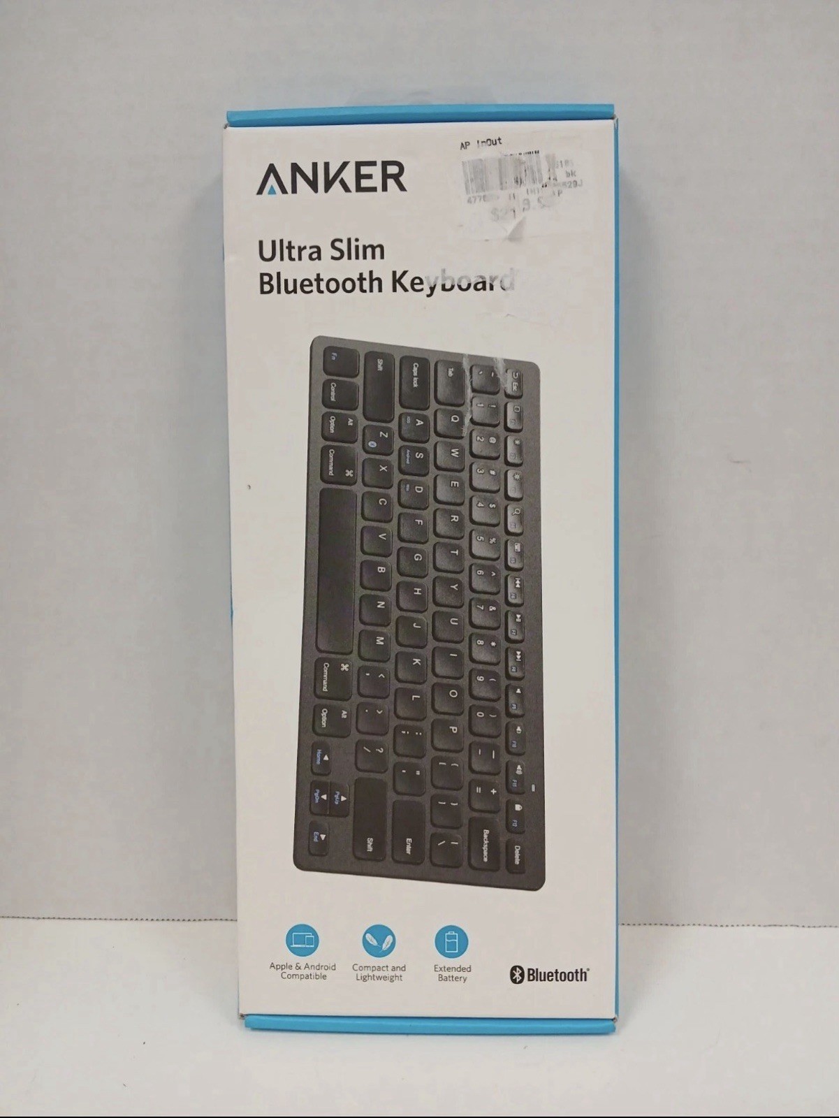 Anker Ultra Slim Bluetooth Keyboard, Black