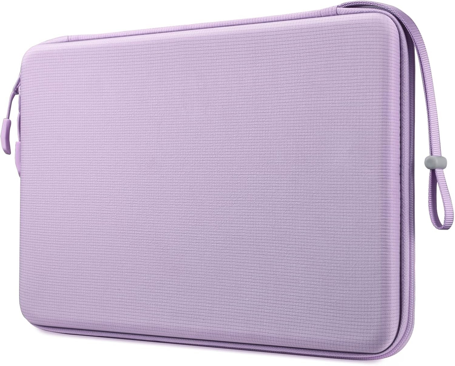 Hard Laptop Sleeve Case for 15.6 inch Chromebook Waterproof Lilac Color Design