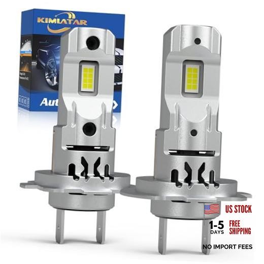 LL/LED Bulb Super Bright with Fan Cooling 900% 90000LM 1:1 Pack of 2 H7