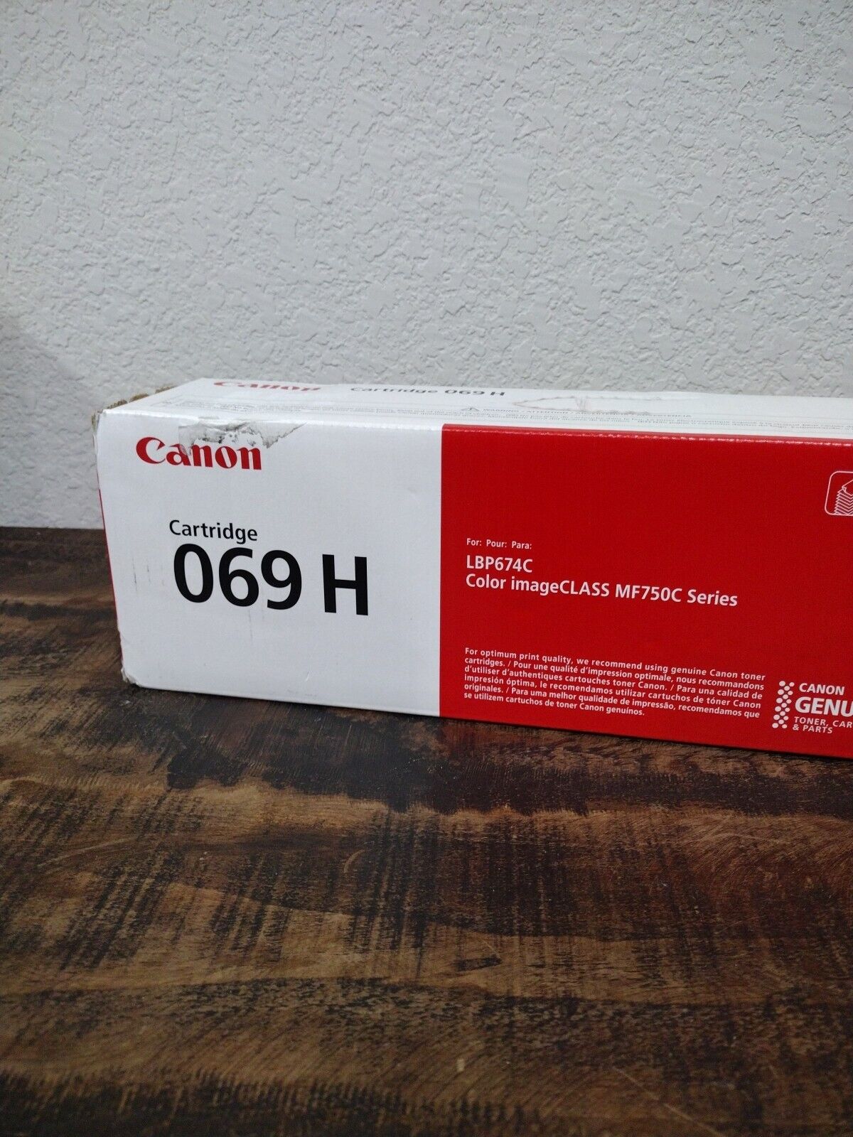 Canon 069H Black Toner Cartridge 069 H 5098C001 High Yield Genuine - SEALED