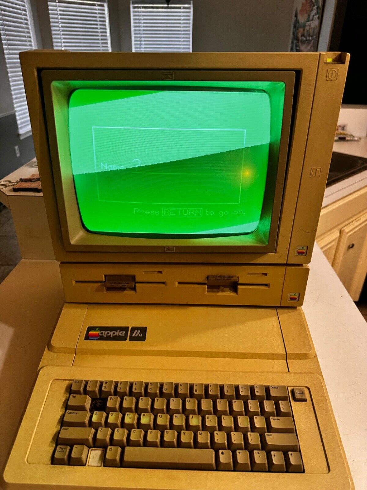 Vintage Apple IIe (2e) Computer