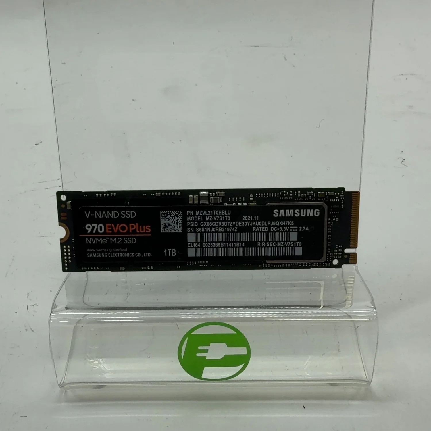 Samsung 2280mm 970 EVO 1TB M.2 NVMe Gen 3.0 x 4 SSD MZ-V7S1T0
