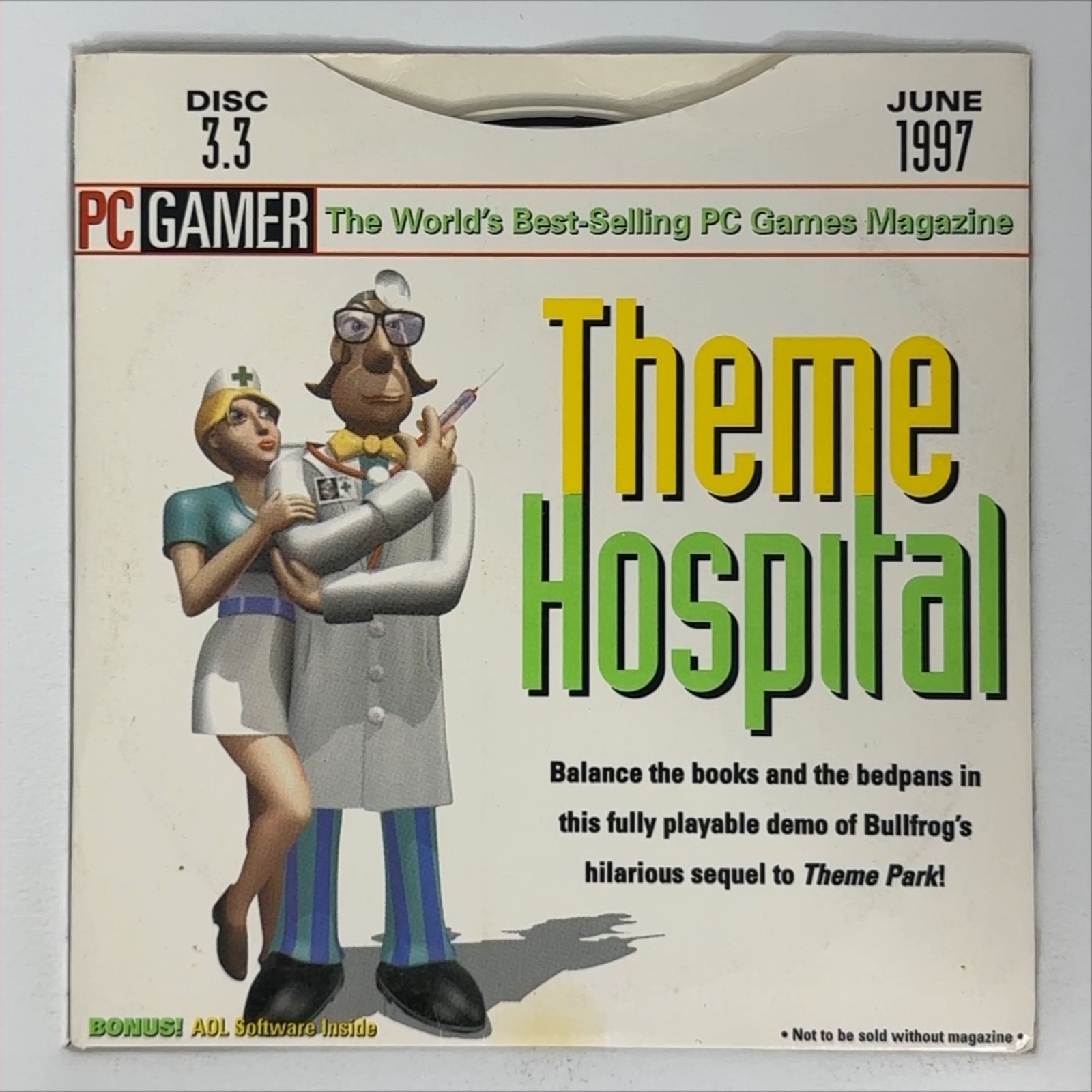 PC Gamer Demo Disc 3.3 June 1997 CD-ROM Vintage PC Gaming Software
