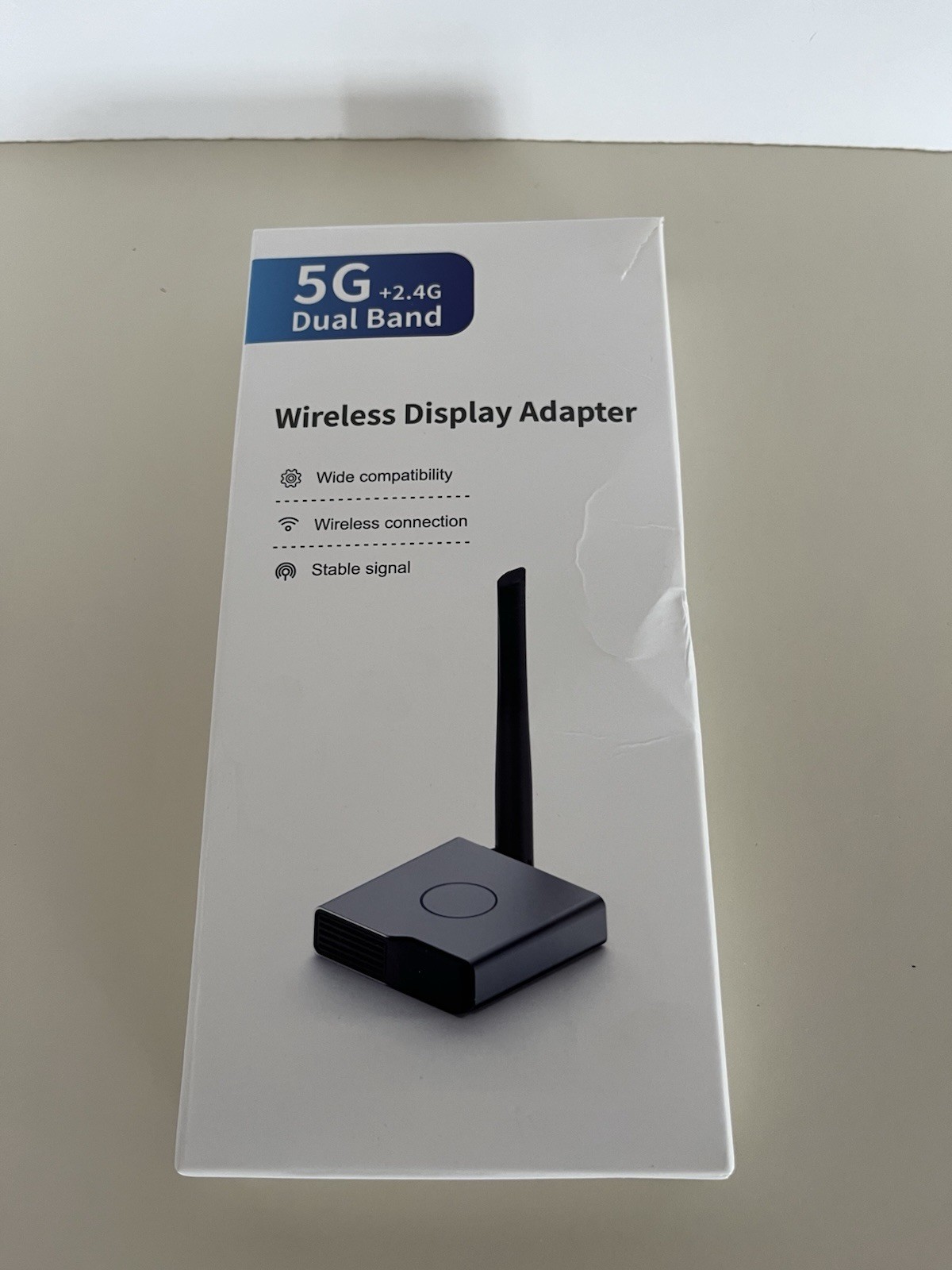 Wireless HDMI Display Dongle Adapter 4K Wireless Receiver, Streaming Media Video