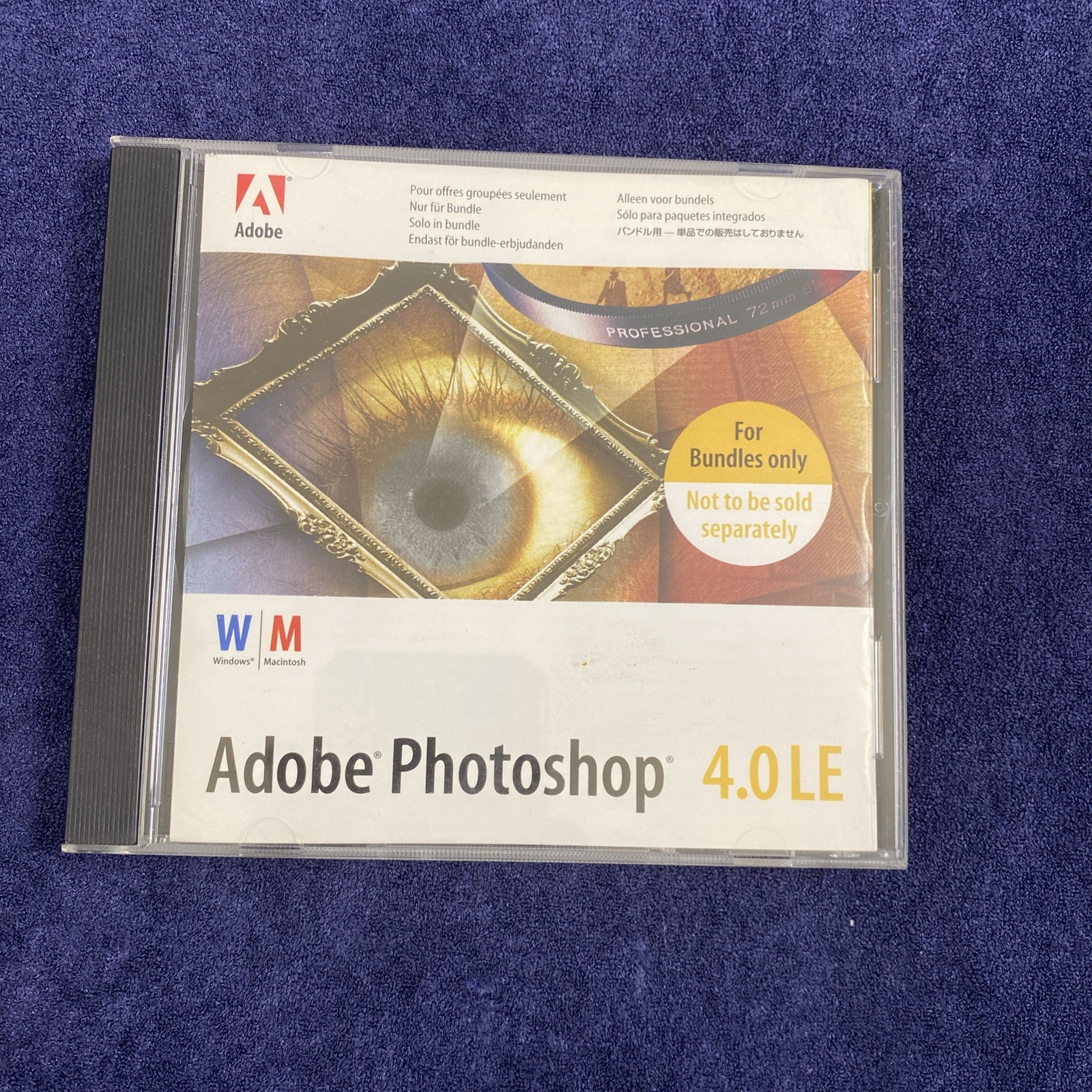 Adobe Photoshop 4.0 LE PC Mac 1997 Collector's Vintage Software