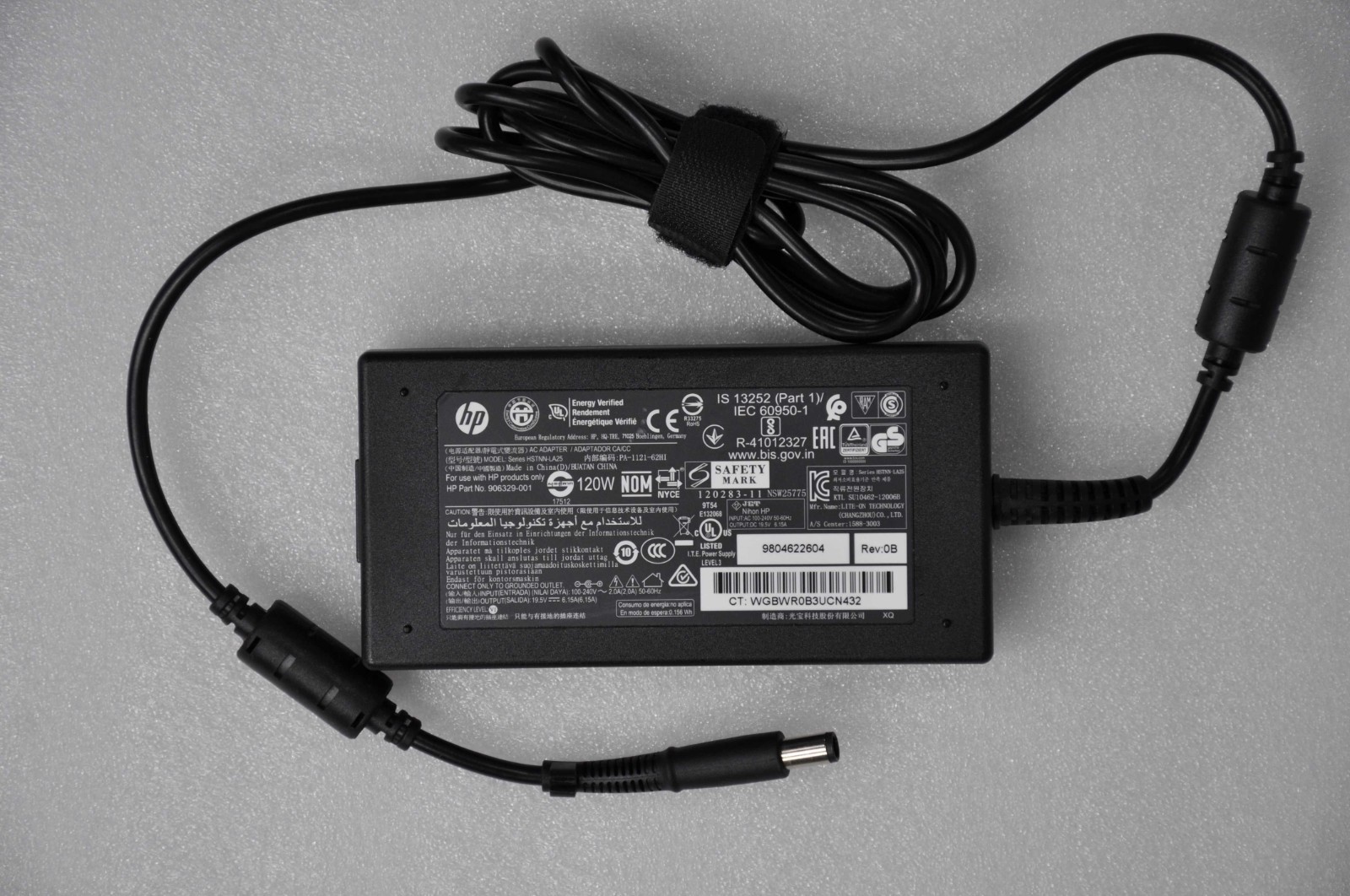 HP FLORA2,120W EPS,88%EFF,19.5V,SC LiteON Used 906329-001