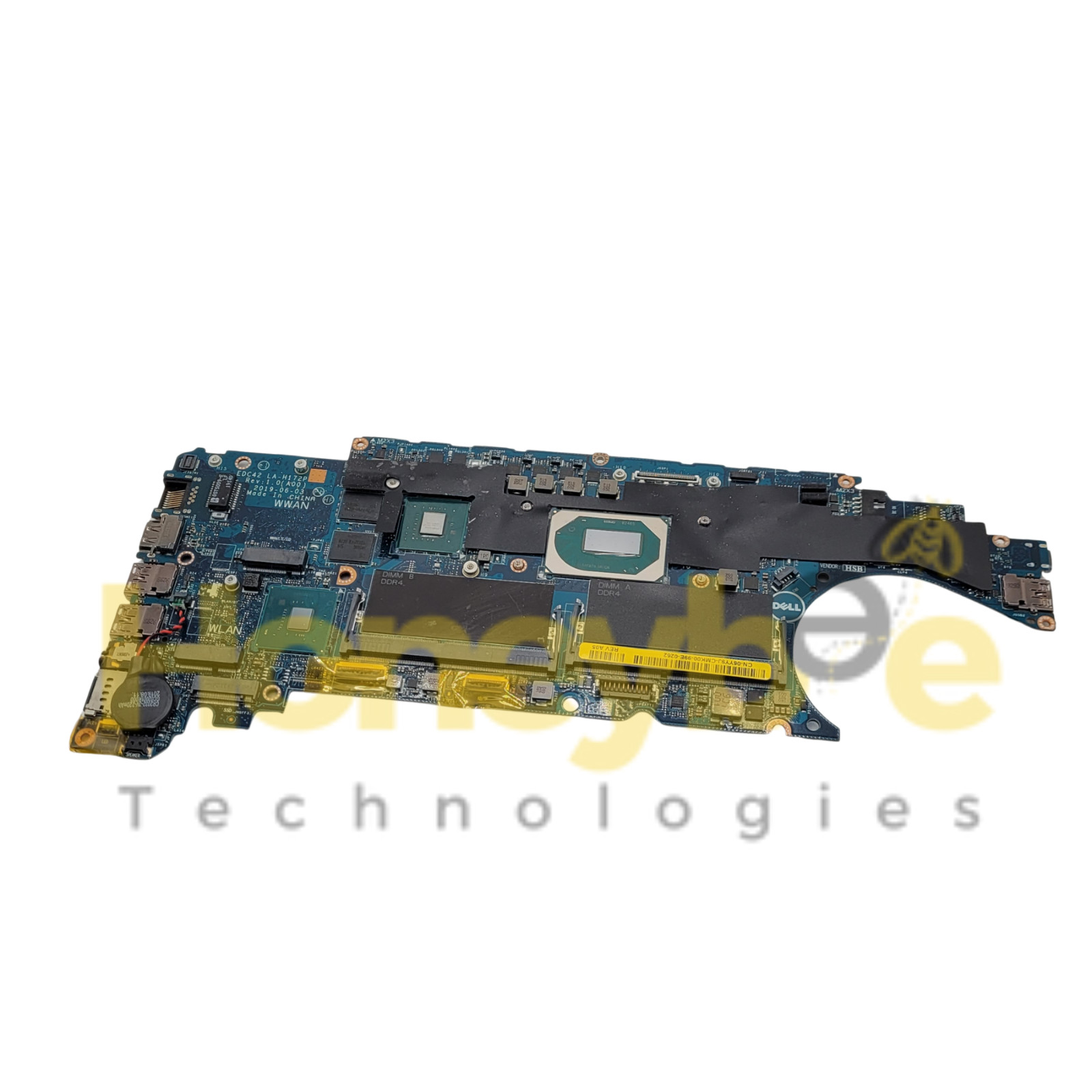 OEM DELL LATITUDE 5401 MOTHERBOARD i7-9850H 2.6GHZ HEX CORE NVIDIA 6YY9J