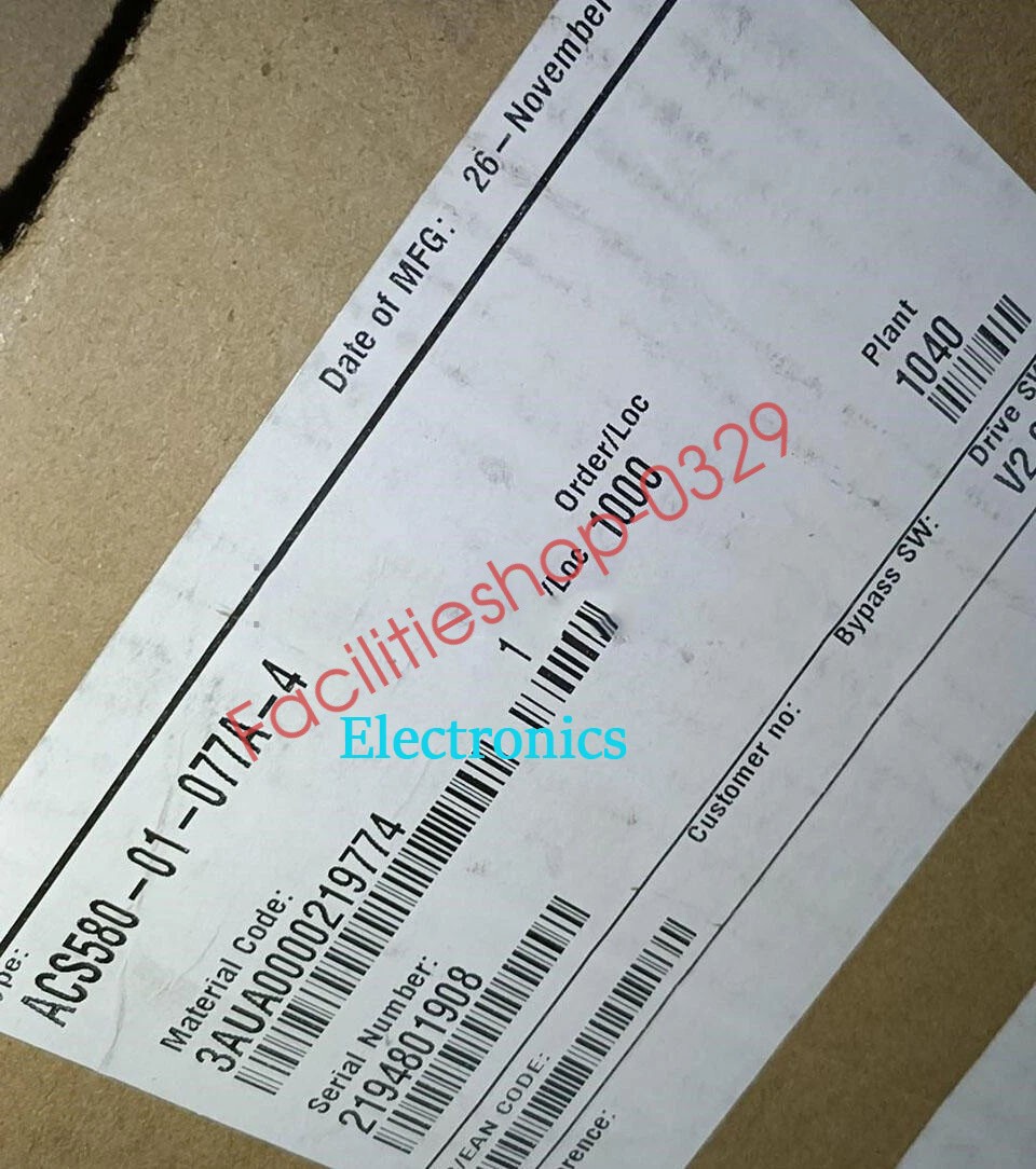 1PCS ACS580-01-077A-4 Inverter ACS580-01-077A-4 30KW DHL/FedEx