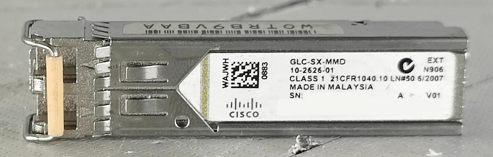 Cisco GLC-SX-MMD EXT 10-2626-01 1000BASE-SX 850nm Transceiver Module WOTRB9VBAA