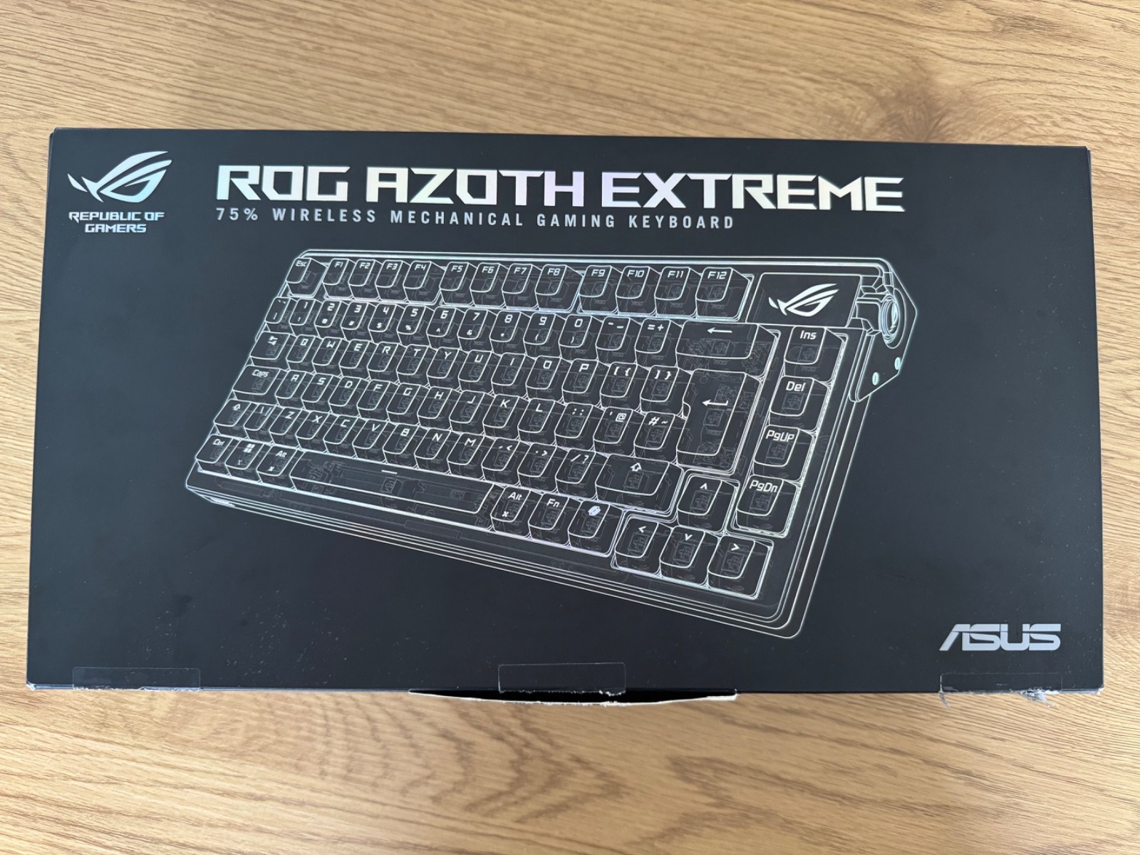 ASUS ROG Azoth Extreme Gaming Keyboard - DE QWERTZ - Excellent Condition - Original Box