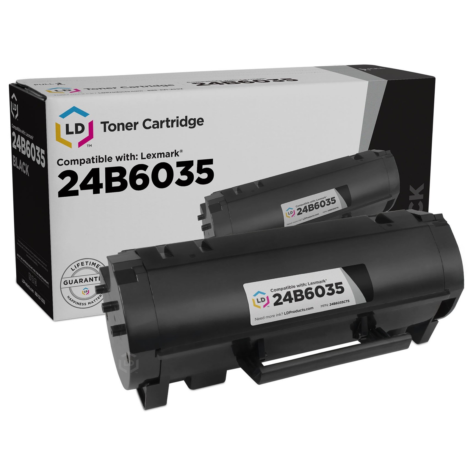 Compatible Toner Cartridge Replacement for Lexmark M1145 24B6035 (Black)