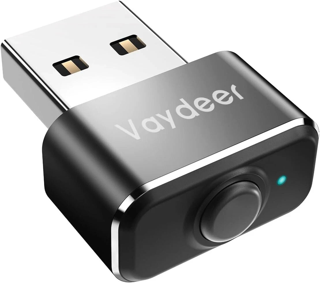 Vaydeer Tiny Mouse Jiggler, T3s Mover Made of Premium Aluminum Black