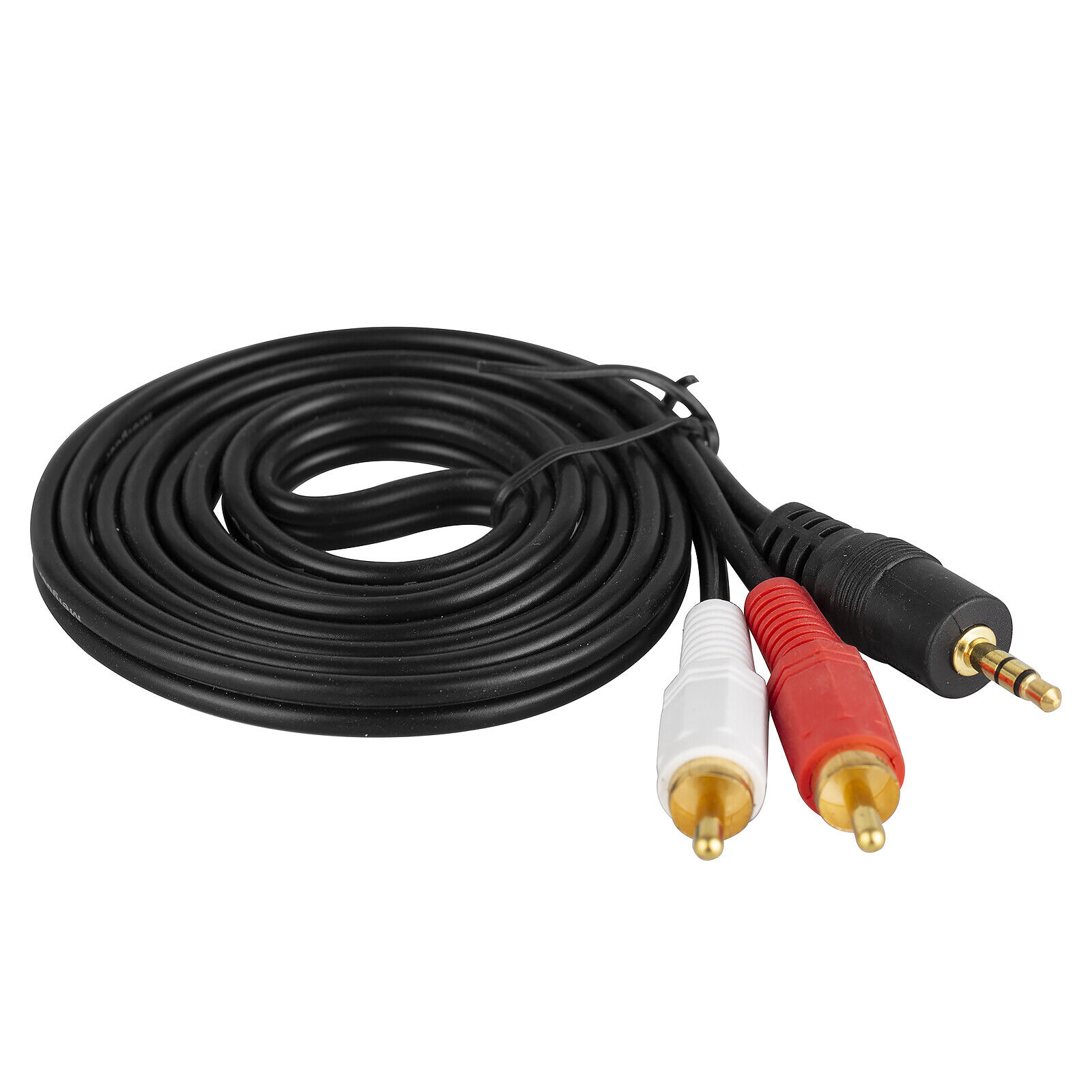 10ft 3.5mm to RCA 2 Channel Cable Laptop PC MP3 Player Stereo Audio Output Wire