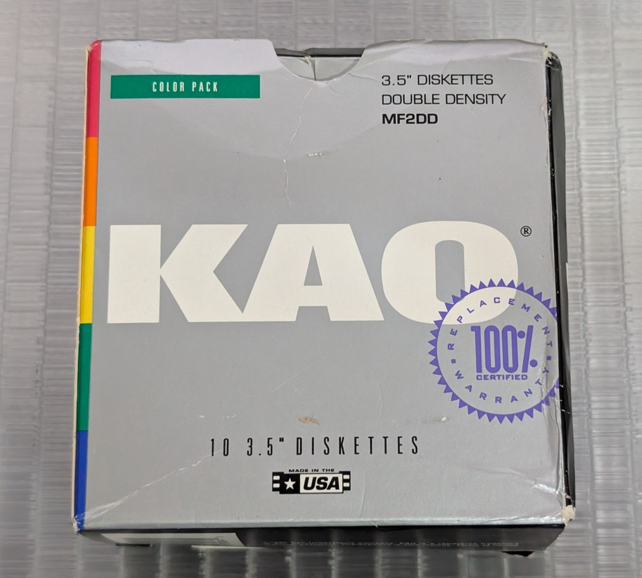 10 Pack Box 3.5" New DS/DD Floppy Disks Atari Apple Mac PC Amiga MF-2DD 720K