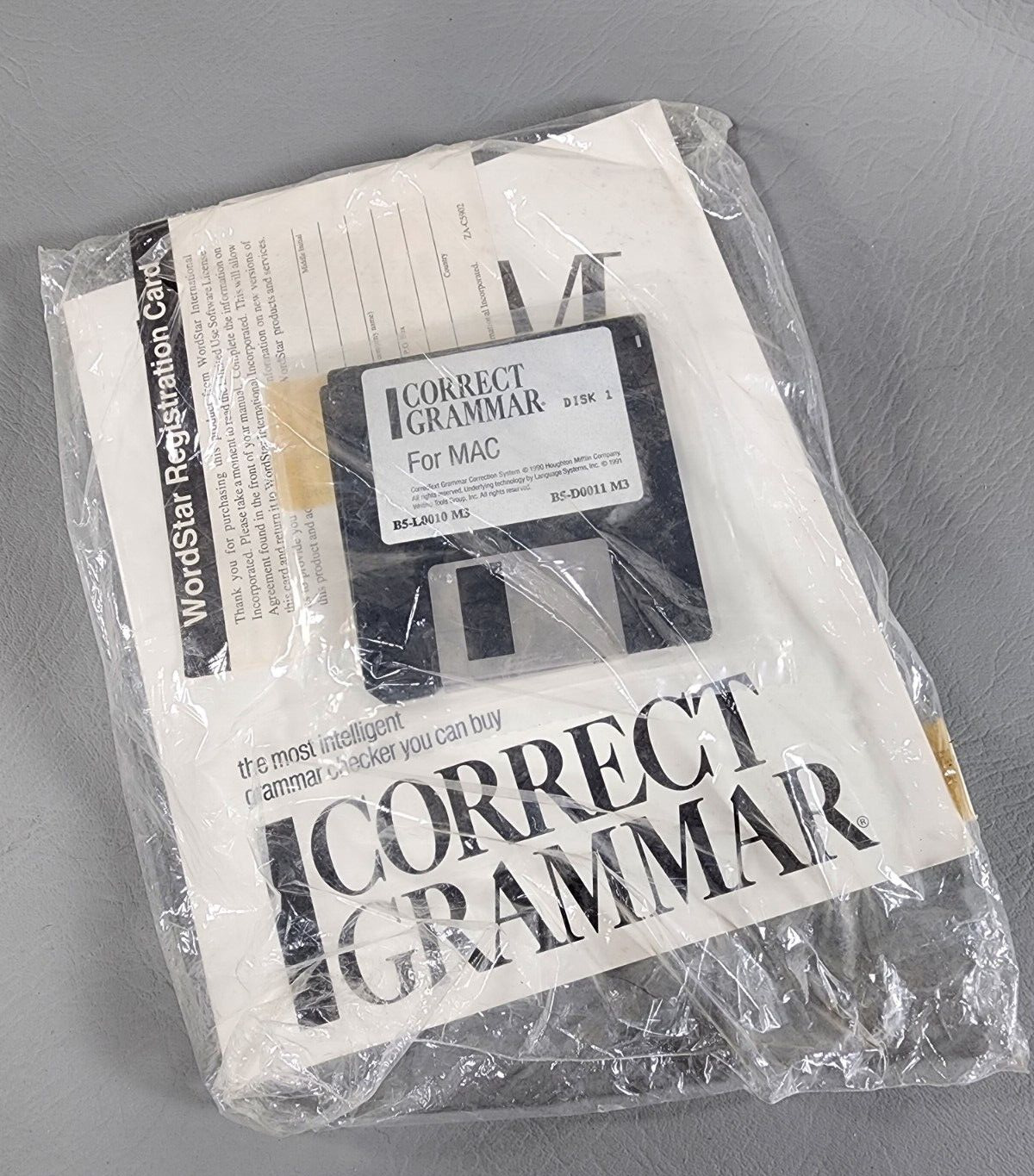 Correct Grammar for Mac - Manual & 3.5 - #B5-39000 - Vintage - New Old Stock