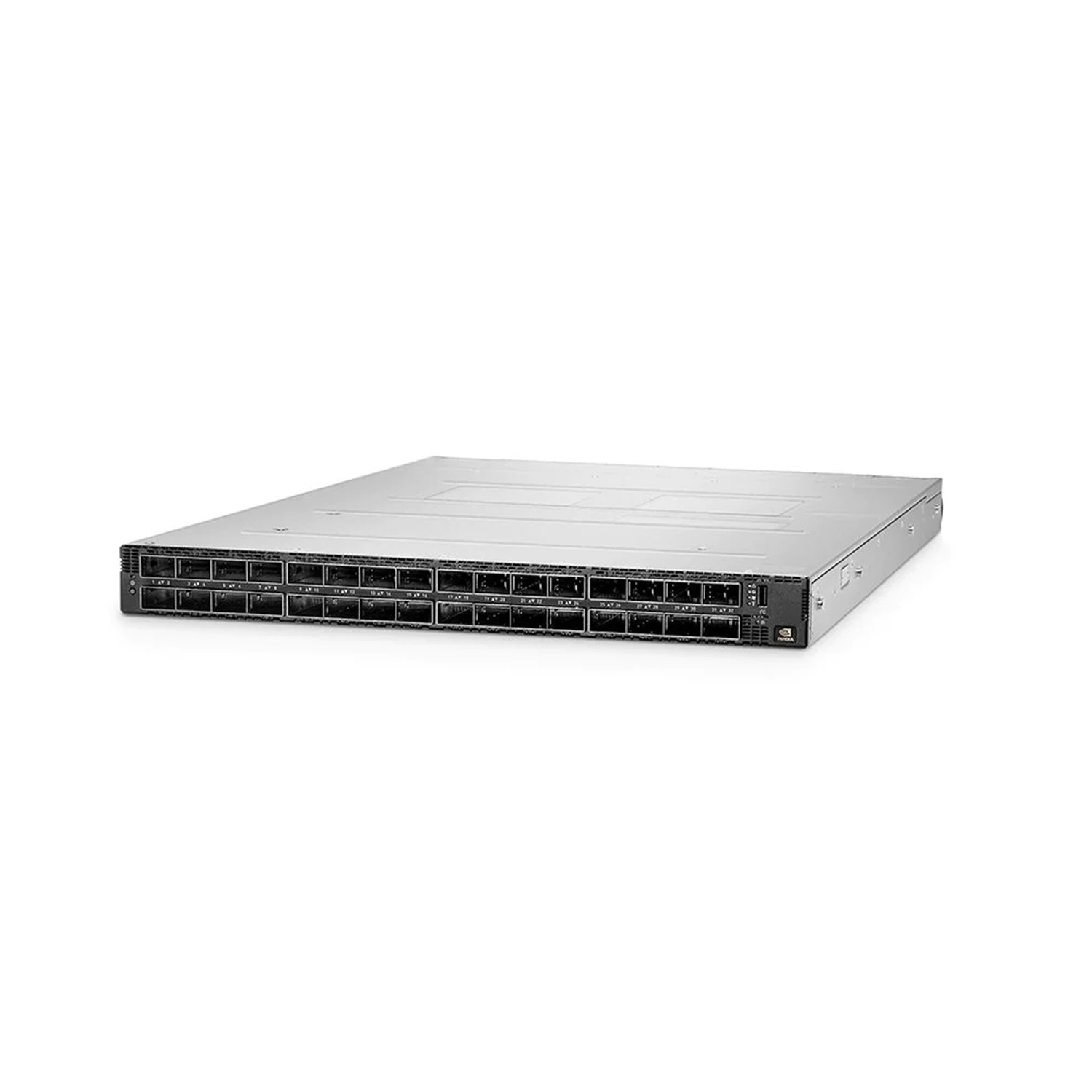 NVIDIA MQM9700-NS2R Quantum-2 NDR IB Switch, 64-ports NDR 400G, 32 OSFP, Managed