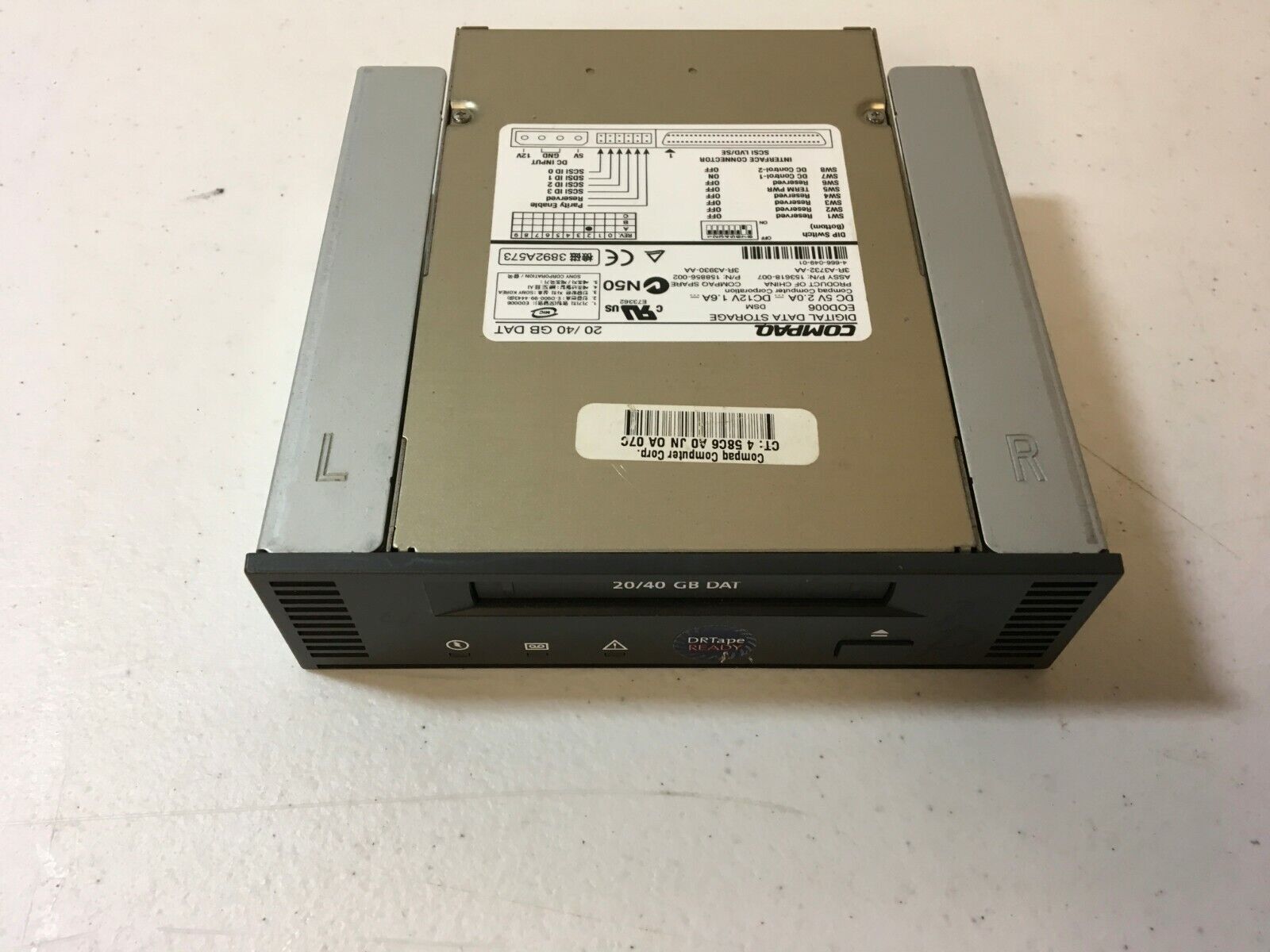 Compaq EOD006 20/40GB 3.5" Tape Disk Drive