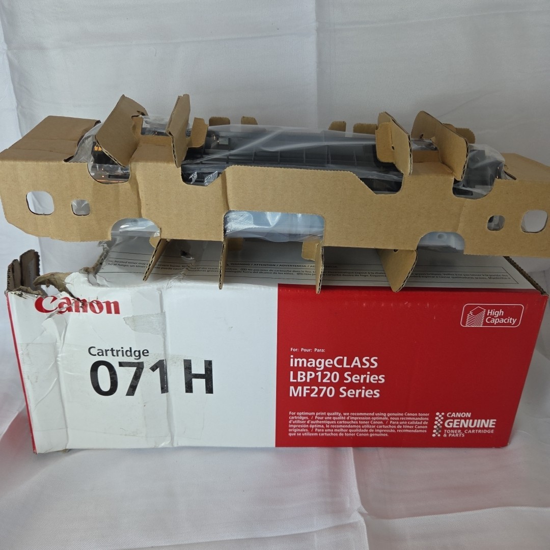 NEW GENUINE - CANON 071H High Yield BLACK TONER - 071 H 5646C001 SEALED BAG