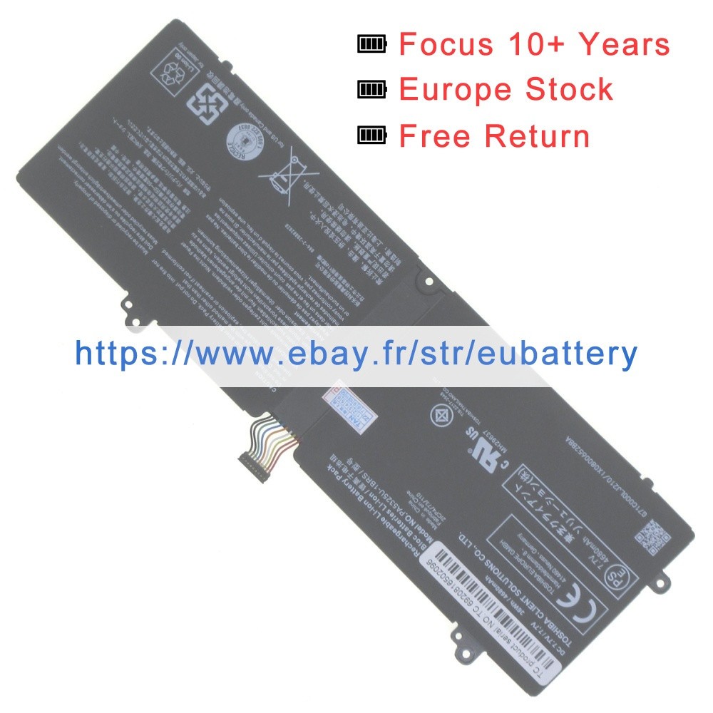 Genuine PA5325U-1BRS batteries for Portege X30T-E X30T-E-17M X30T-E-145