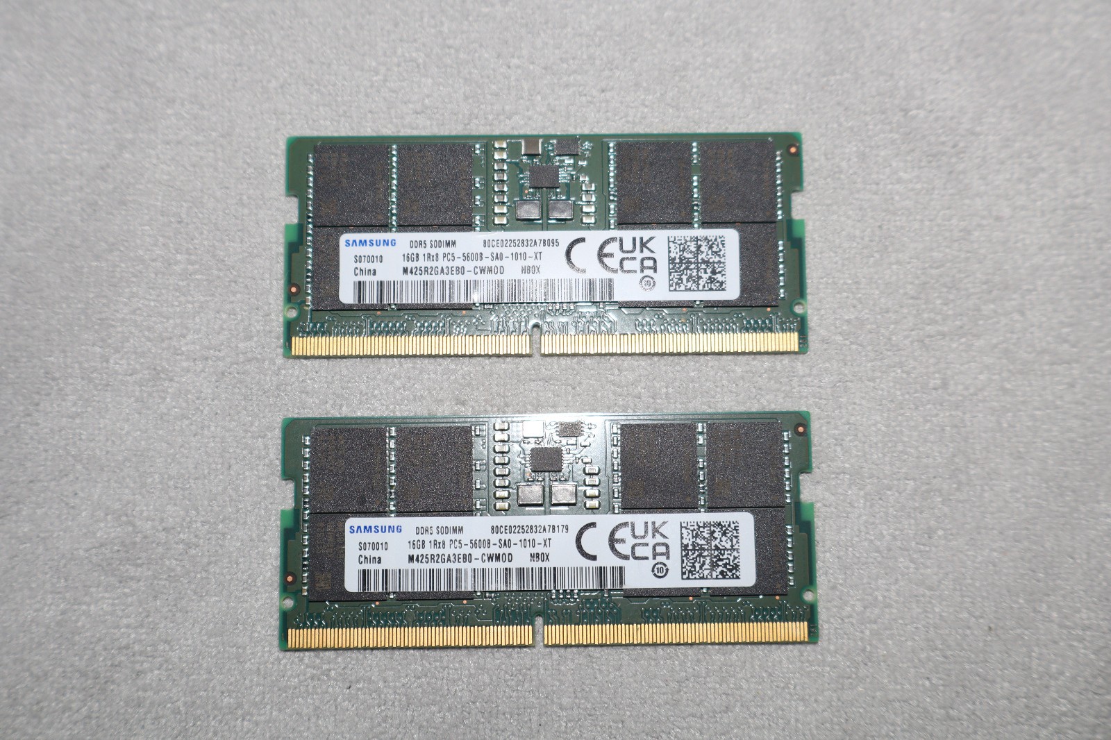 32GB (16GBx2) 5600 DDR5 SODDIM Samsung Laptop memory - M425R2GA3EB0-CQKOL