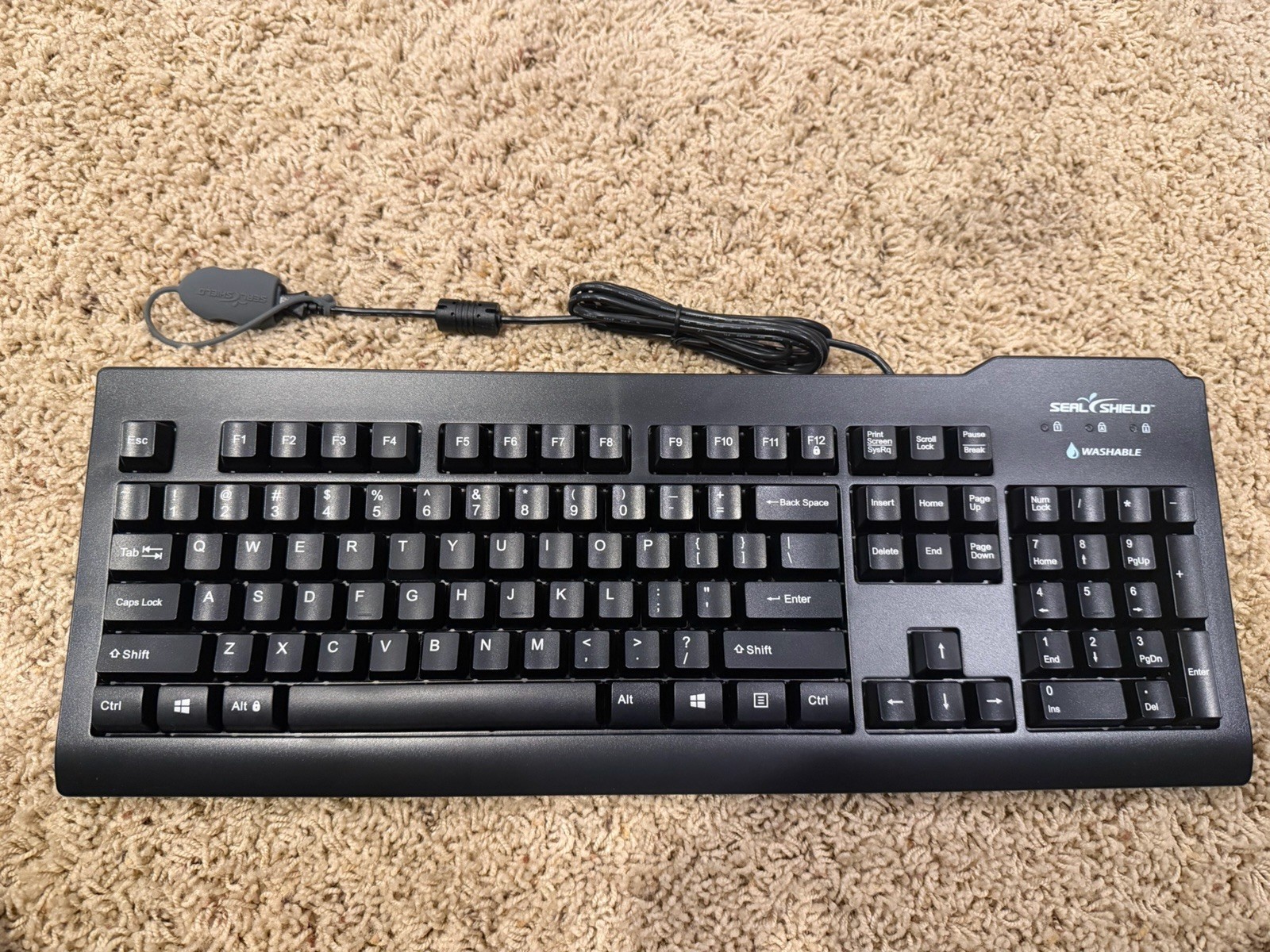 Seal Shield Waterproof Keyboard SSKSV207L