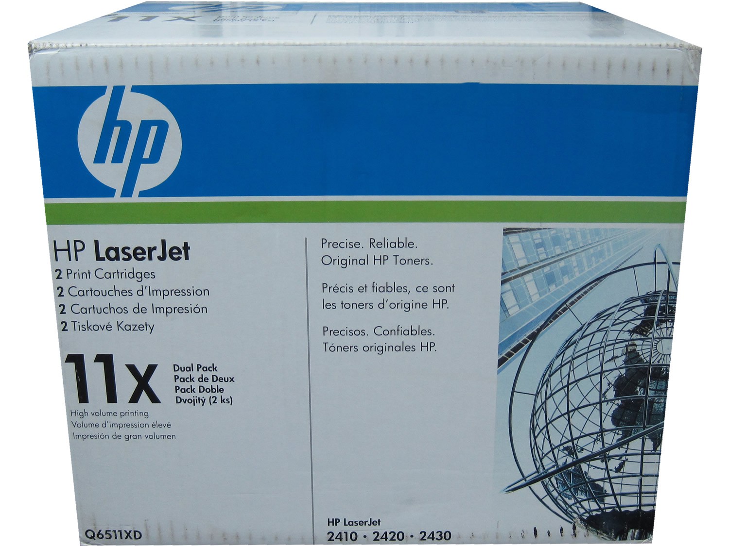 HP Q6511XD Q6511X (11X) Black High Yield Toner Cartridges Dual Pack OEM *