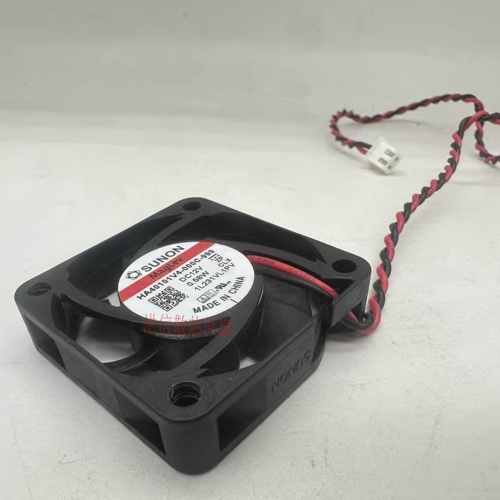 SUNON HA40101V4-000C-999 DC12V 0.58W 40*10MM 2-Pin Silent Cooling Fan