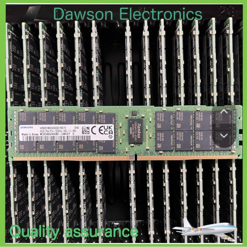 M393A8G40AB2-CWE SAMSUNG 64GB DDR4-3200 RDIMM 2RX4 PC4-3200A RAM MEMORY New