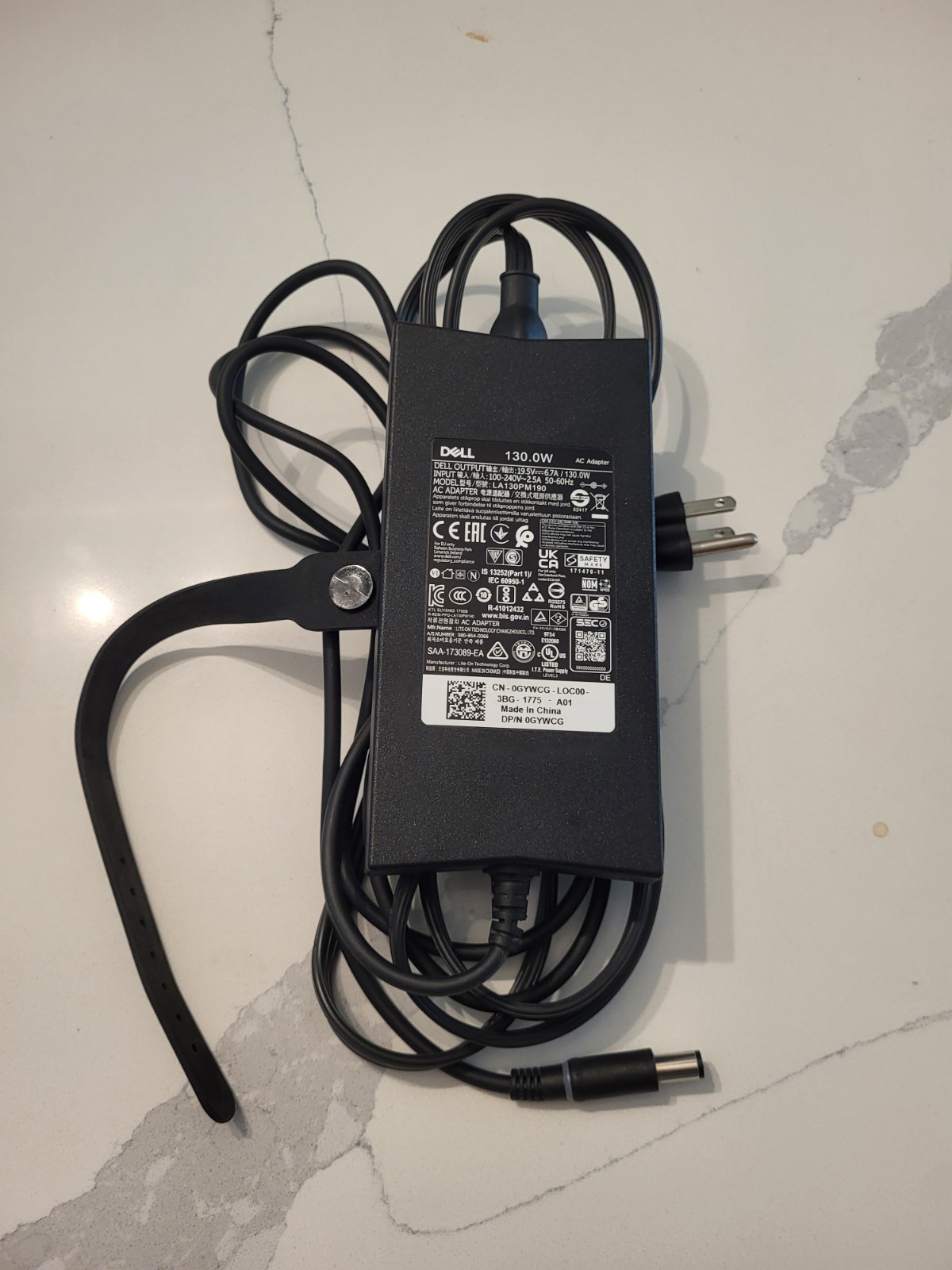 Dell LA130PM190 130W AC Adapter 19.5V 6.7A Charger 0GYWCG Genuine