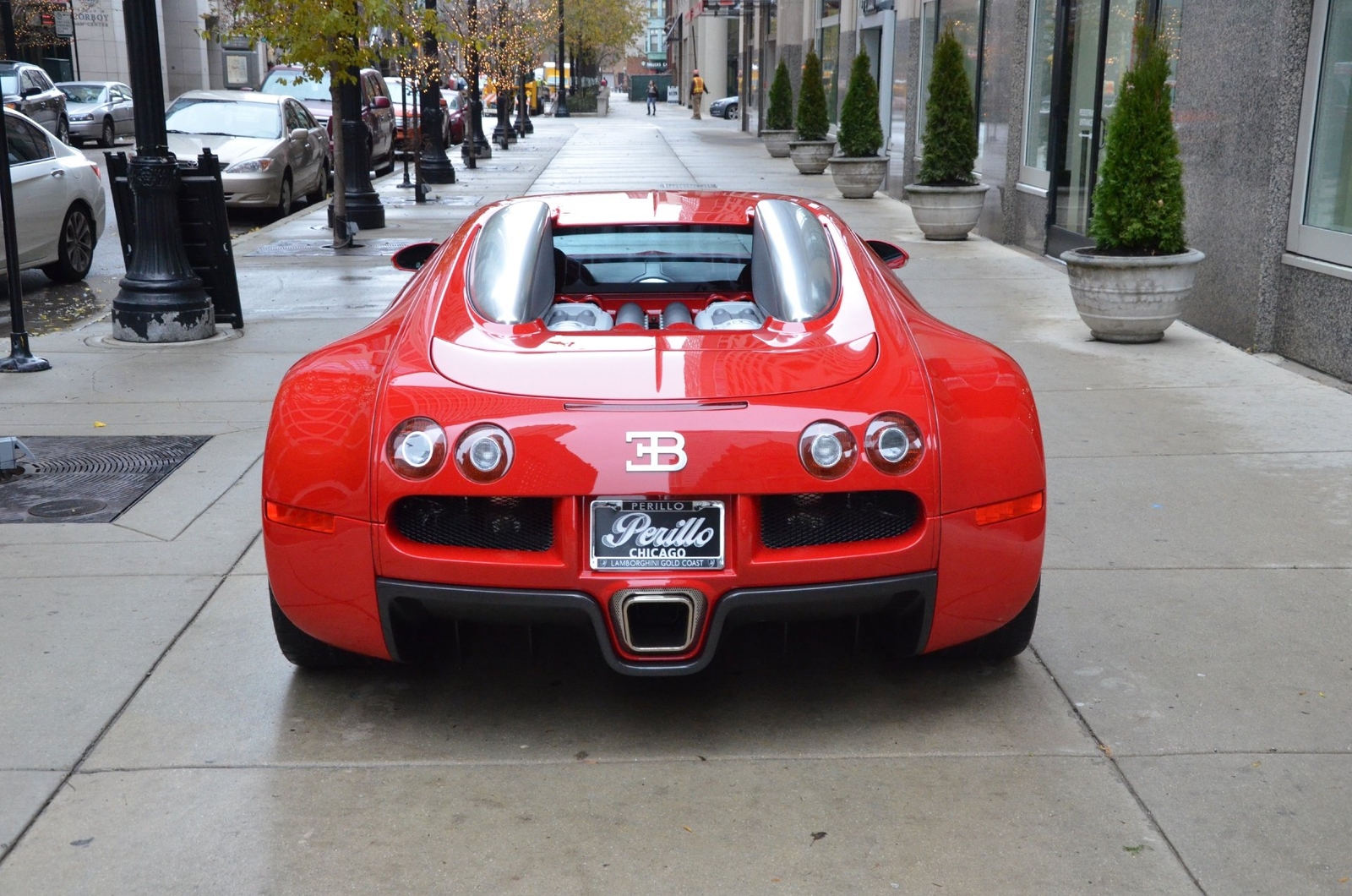 Cars 2008 bugatti veyron 16 4 red rouge rosso dreamcar Desk Mat Stitched