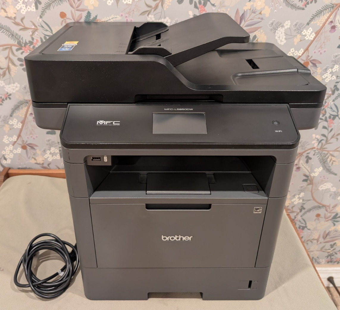 Brother MFC-L5850DW Monochrome Laser All-In-One Printer Duplex Wireless, Tested