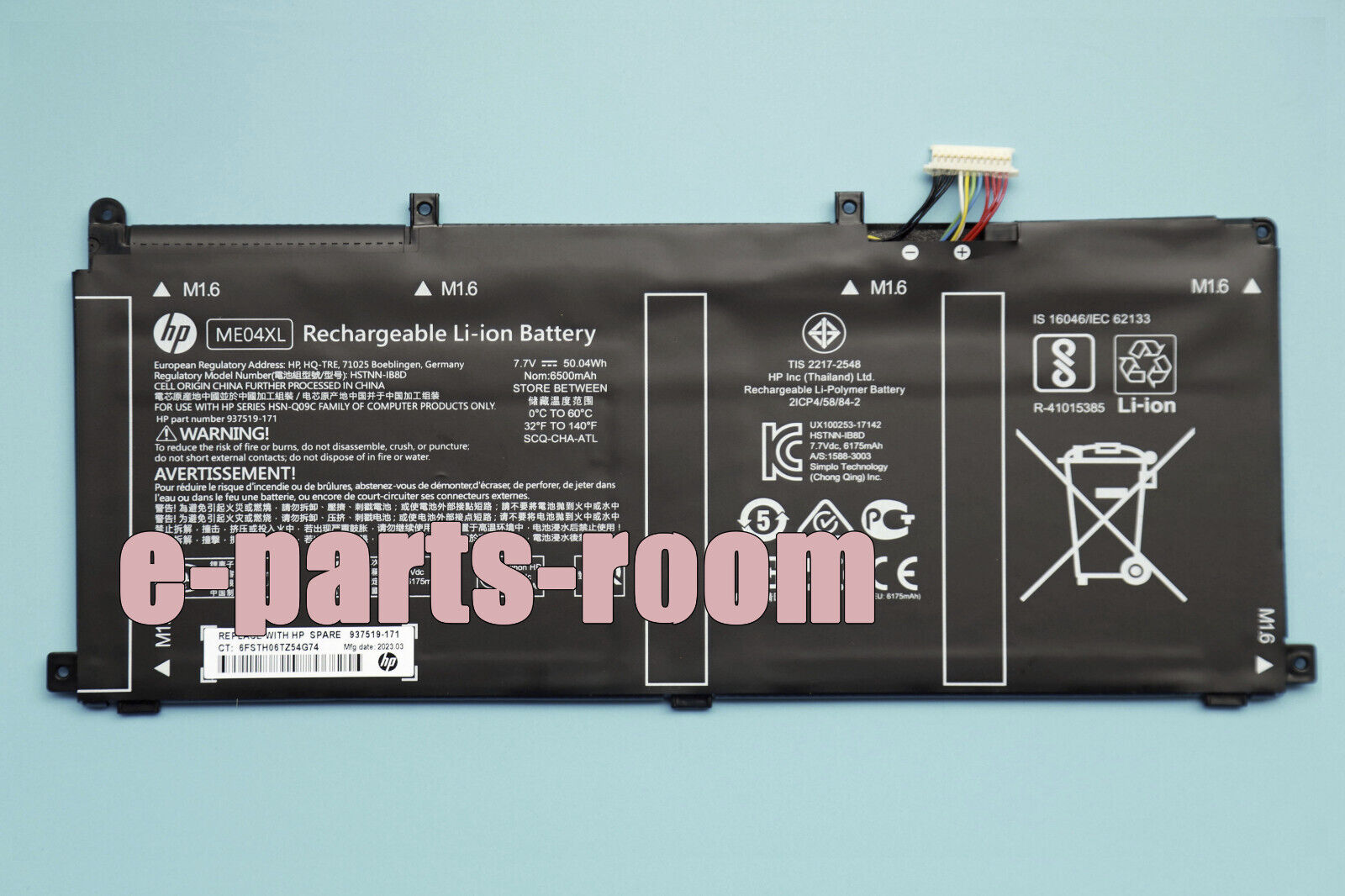 New Genuine ME04XL OEM Battery for HP Elite x2 1013 G3 HSTNN-IB8D 937434-855
