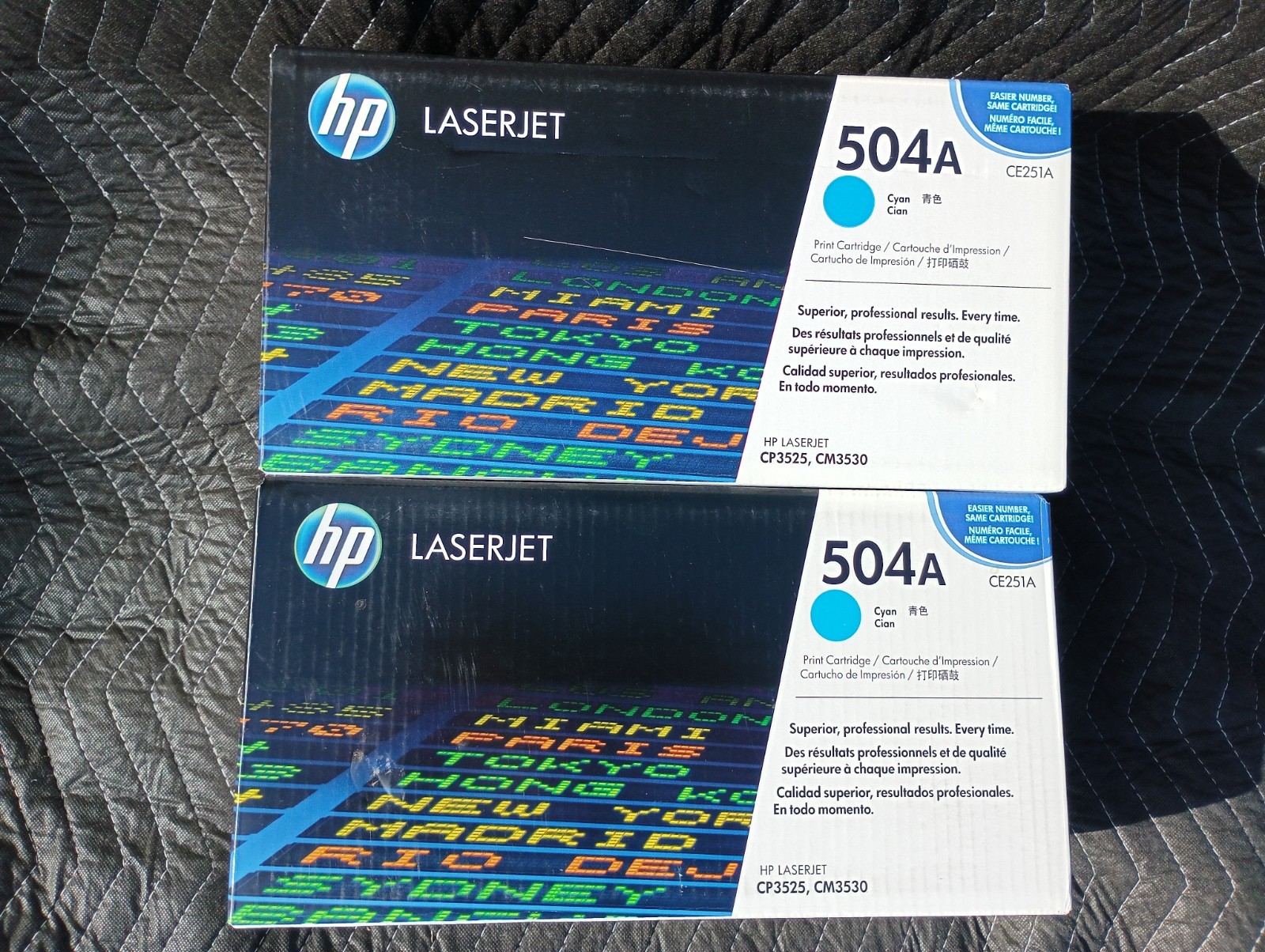 HP 504A (CE251A) Cyan Original LaserJet Toner  Cyan OEM GENUINE SEALED