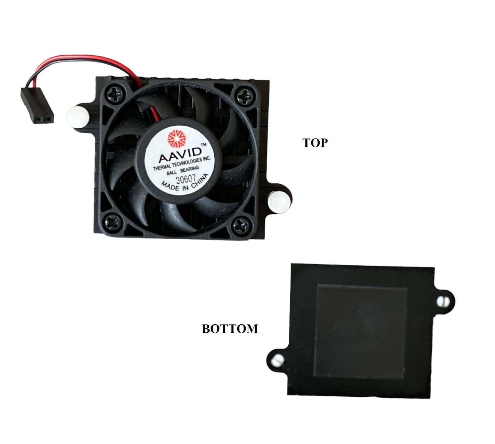 2 PCs Aavid 11-5608-13G CPU & IC Chip Fan Cooler 12V DC Screw Mount Original OEM