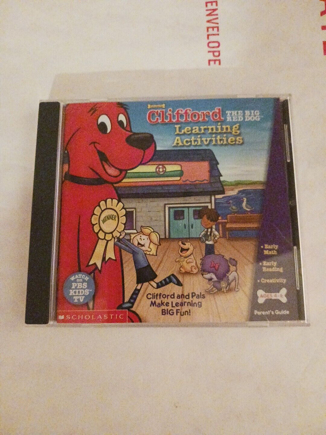 Video Game PC Clifford the Big Red Dog Learning Activities Reading,Math, and Fun