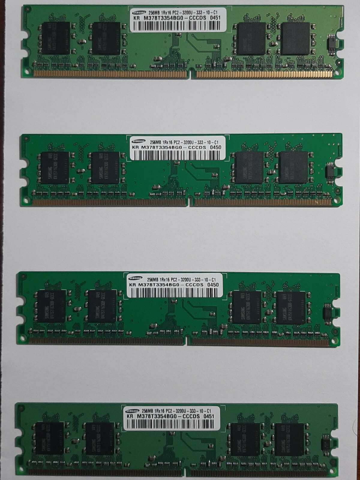 3GB DDR2 RAM PC2 5300 (4X512MB +1GB + 2X512MB) SAMSUNG Nanya FOR RETRO GAMING PCS