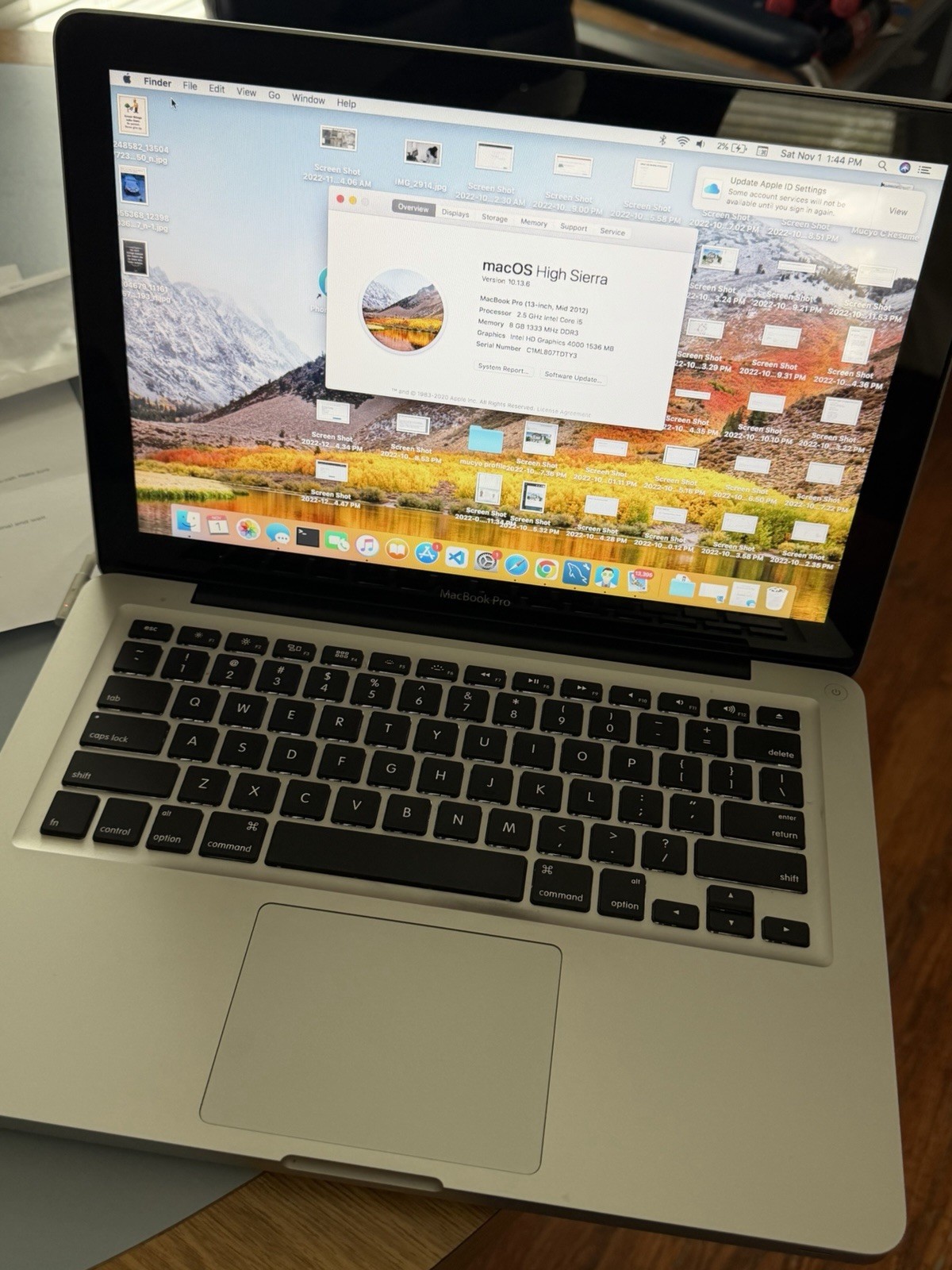 Apple MacBook Pro Intel Core i5 2.5 Ghz  13 inch laptop