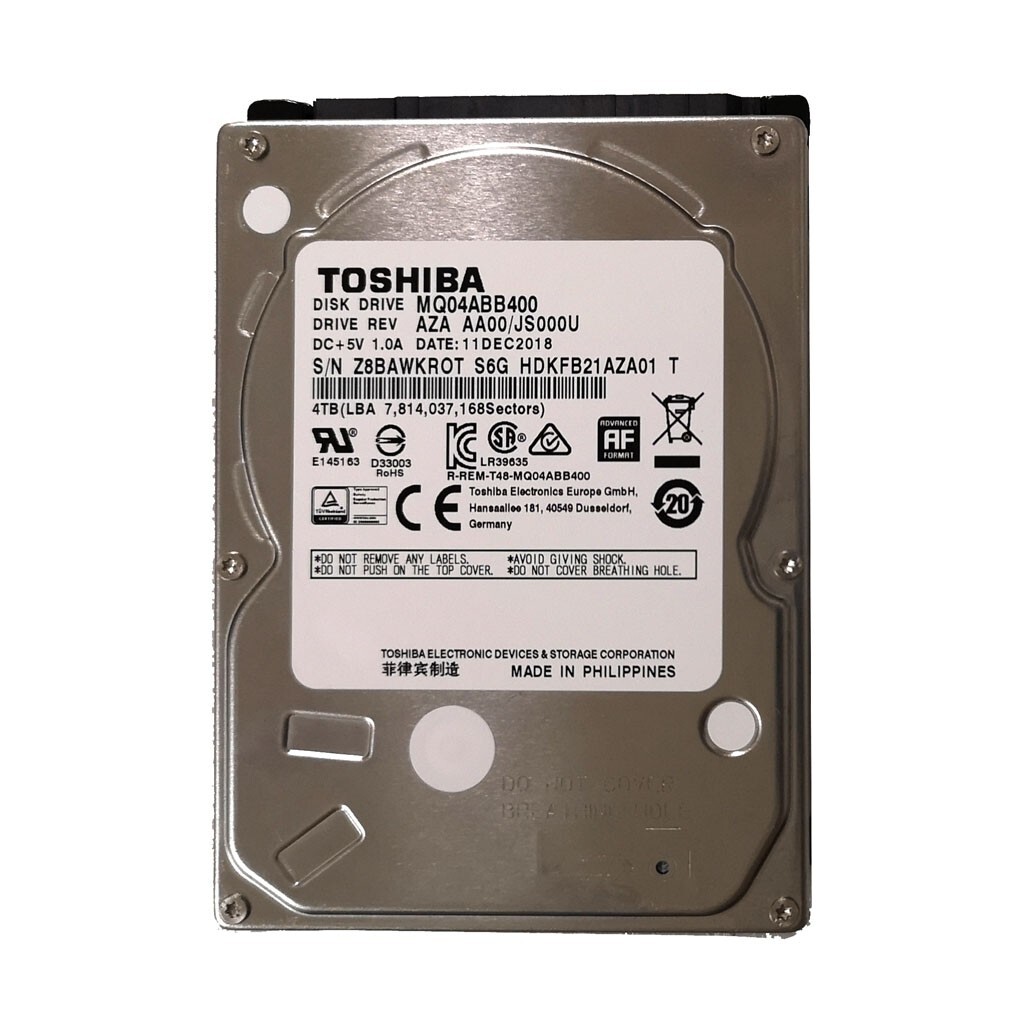 suitable for Toshiba 4TB MQ04ABB400 5400RPM 128MB SATA 2.5" HDD Hard Disk Drive