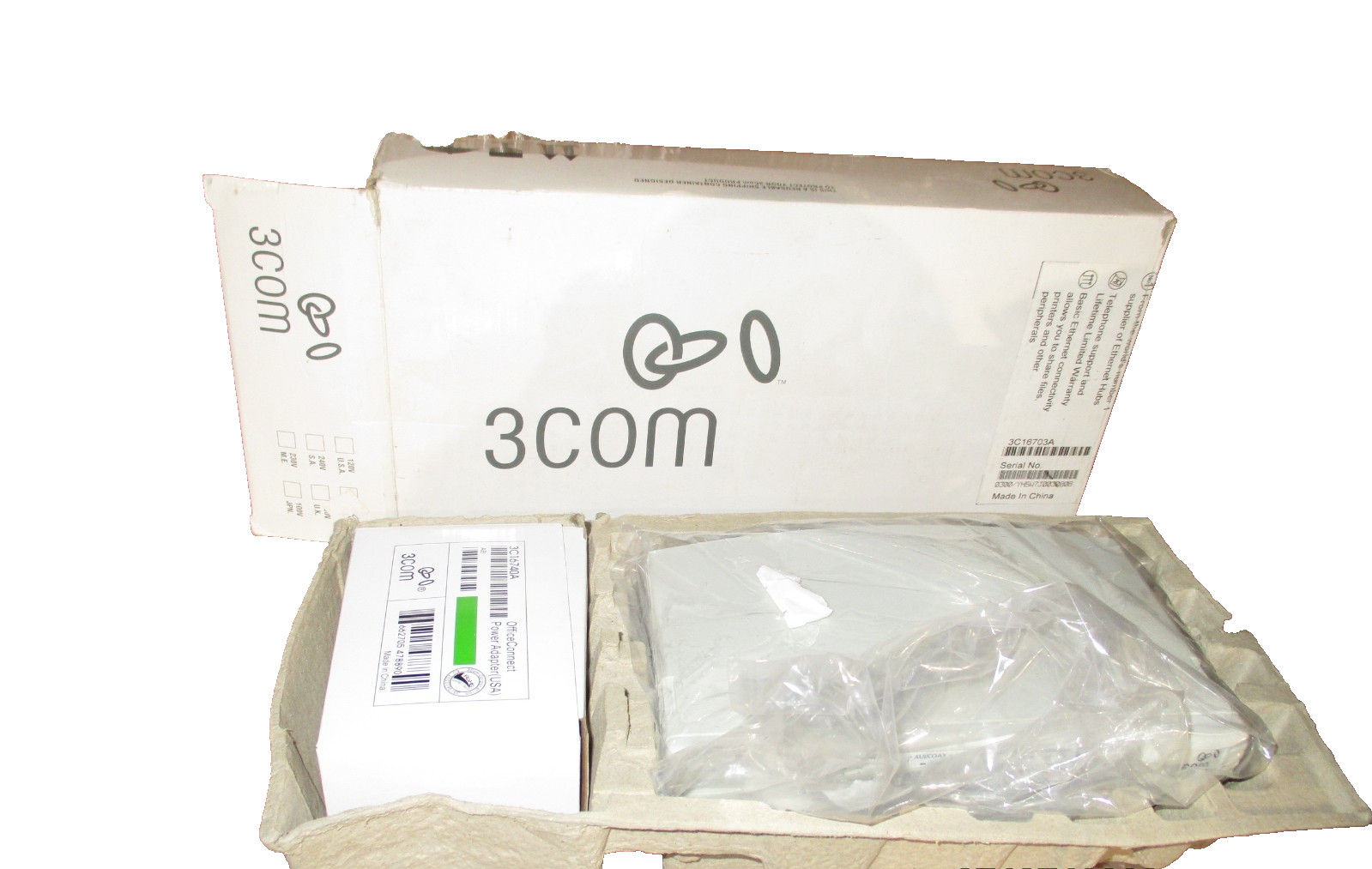 3Com 3C16703A OfficeConnect  Ethernet Hub 4C 3892B843