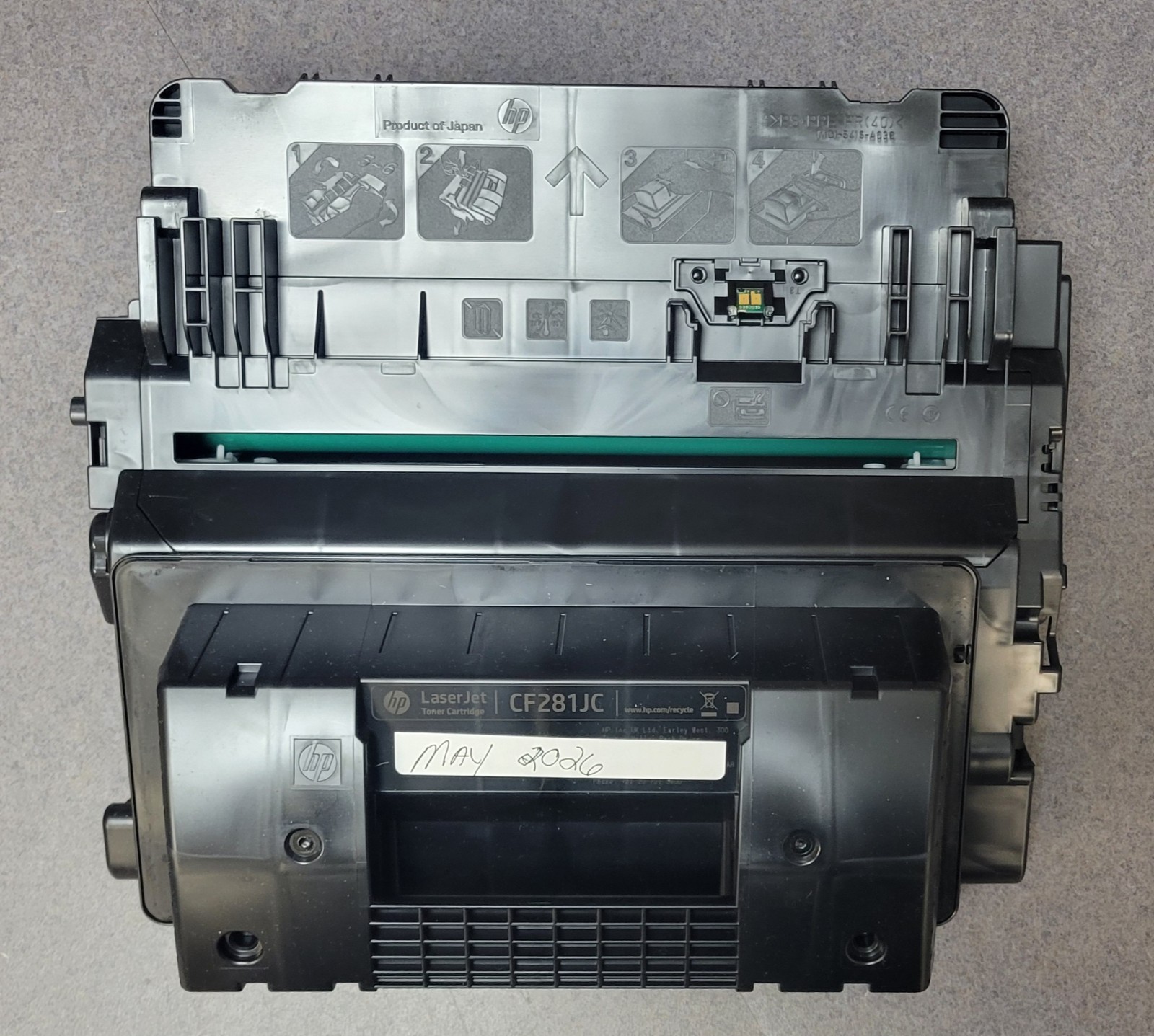 Genuine HP CF281JC 81X (CF281XC) Black toner M605 M606 M630 90% Left