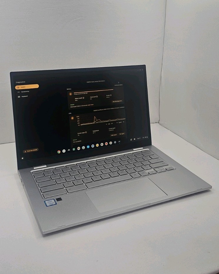 ASUS CHROMEBOOK C425TA M3-8100Y@1.10GHz 4GB RAM 128GB SSD NO CHARGER