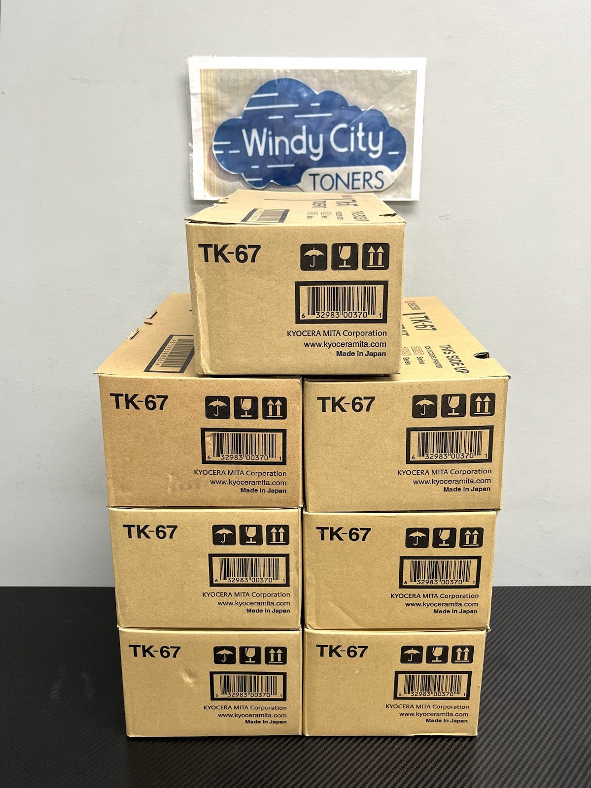Kyocera TK-67 Lot of 7 Black High Yield Toners For FS-3820 FS-3830 Genuine New