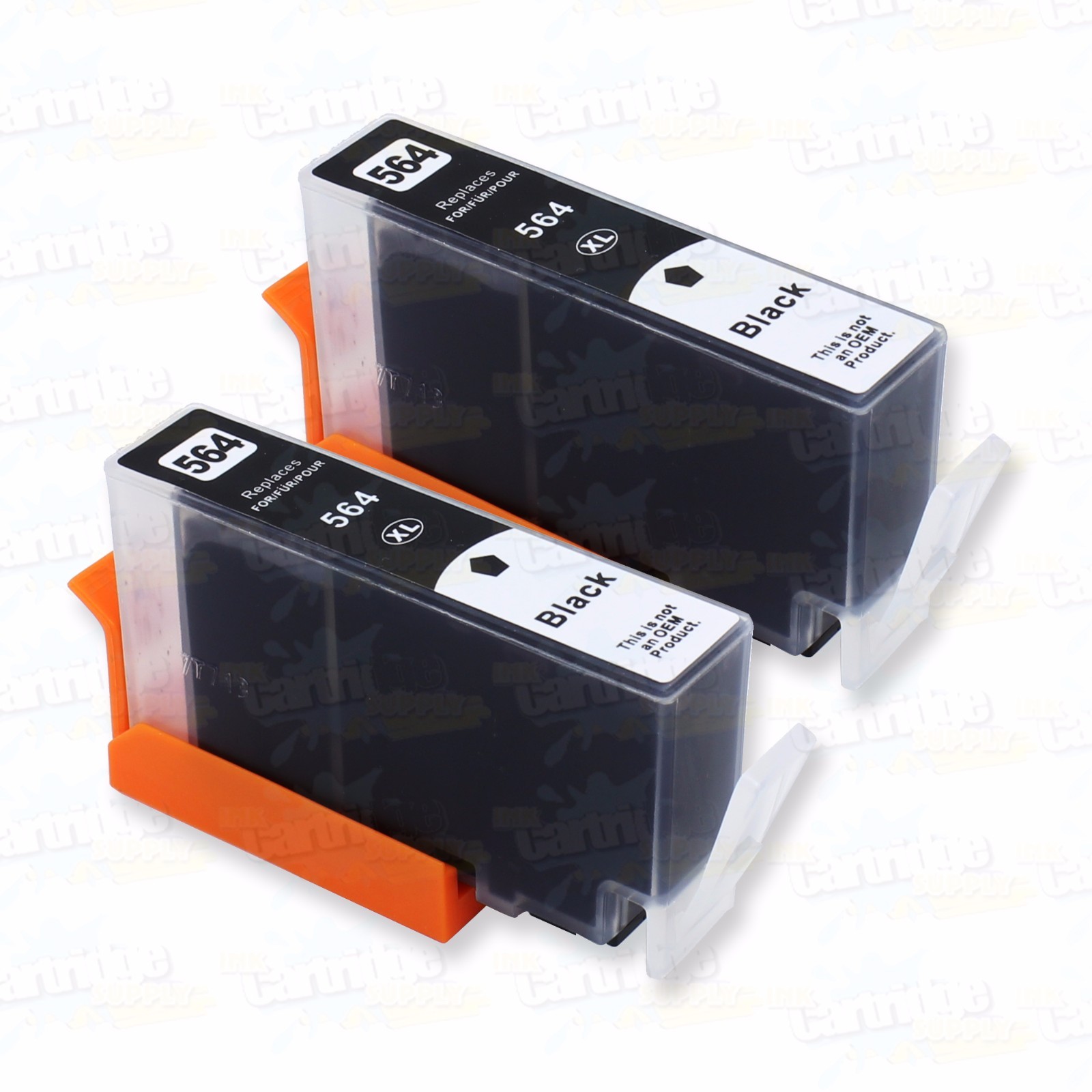 2PK New 564XL Large Black Ink for HP Photosmart 6510 6520 7510 7520 Printer