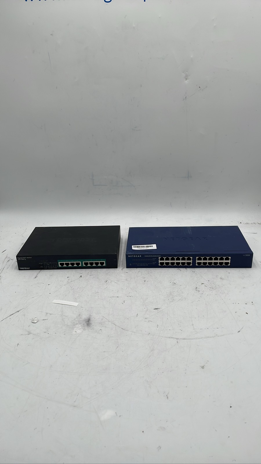 TRENDnet TPE-TG81g 8-Port PoE+ & NETGEAR JGS524 v2 24-Port Switch Lot Of 2