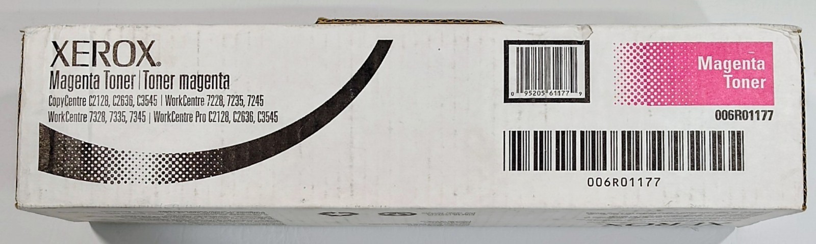 New Genuine Xerox DocuColor C2128 C2636 C3545 7228 7235 Magenta Toner 006R01177