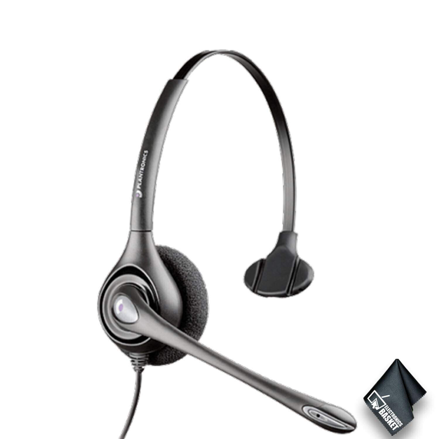 Plantronics H251H SupraPlus Wideband Monaural Headset (87128-01) Essential
