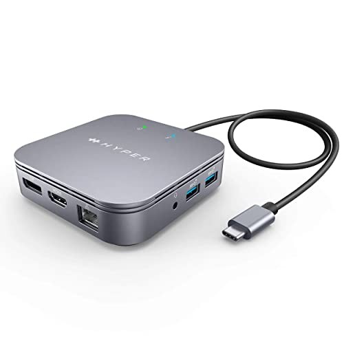 4K60HZ - HYPERDRIVE THUNDERBOLT 3 MOBILE DUAL MONITOR THUNDERBOLT DOCK
